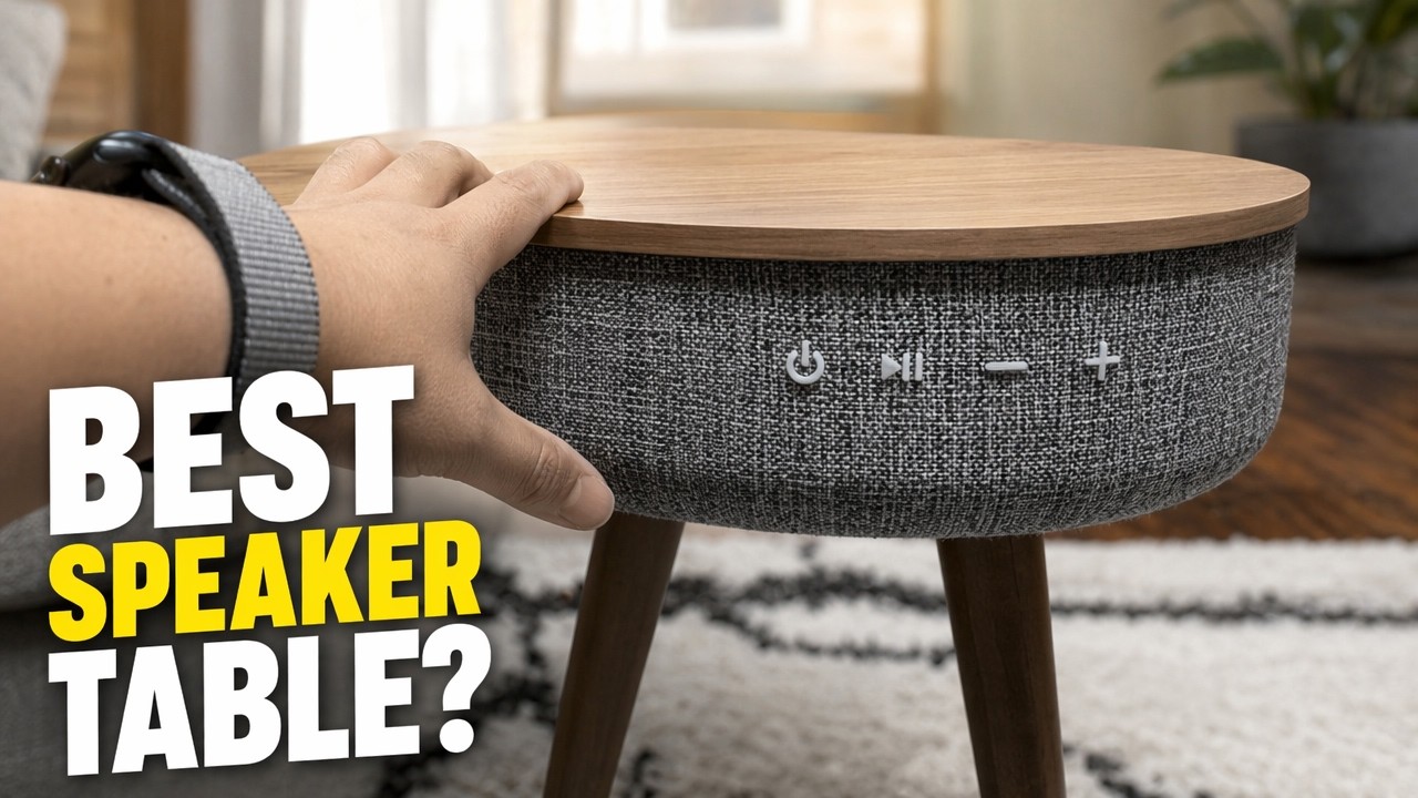 Victrola Bluetooth Speaker Side Table Review