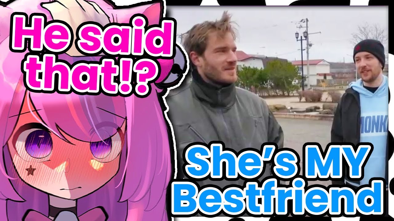 Реакция Мауси на рассказ Коннора Pewdiepie о том, как Мауси стал его лучшим другом