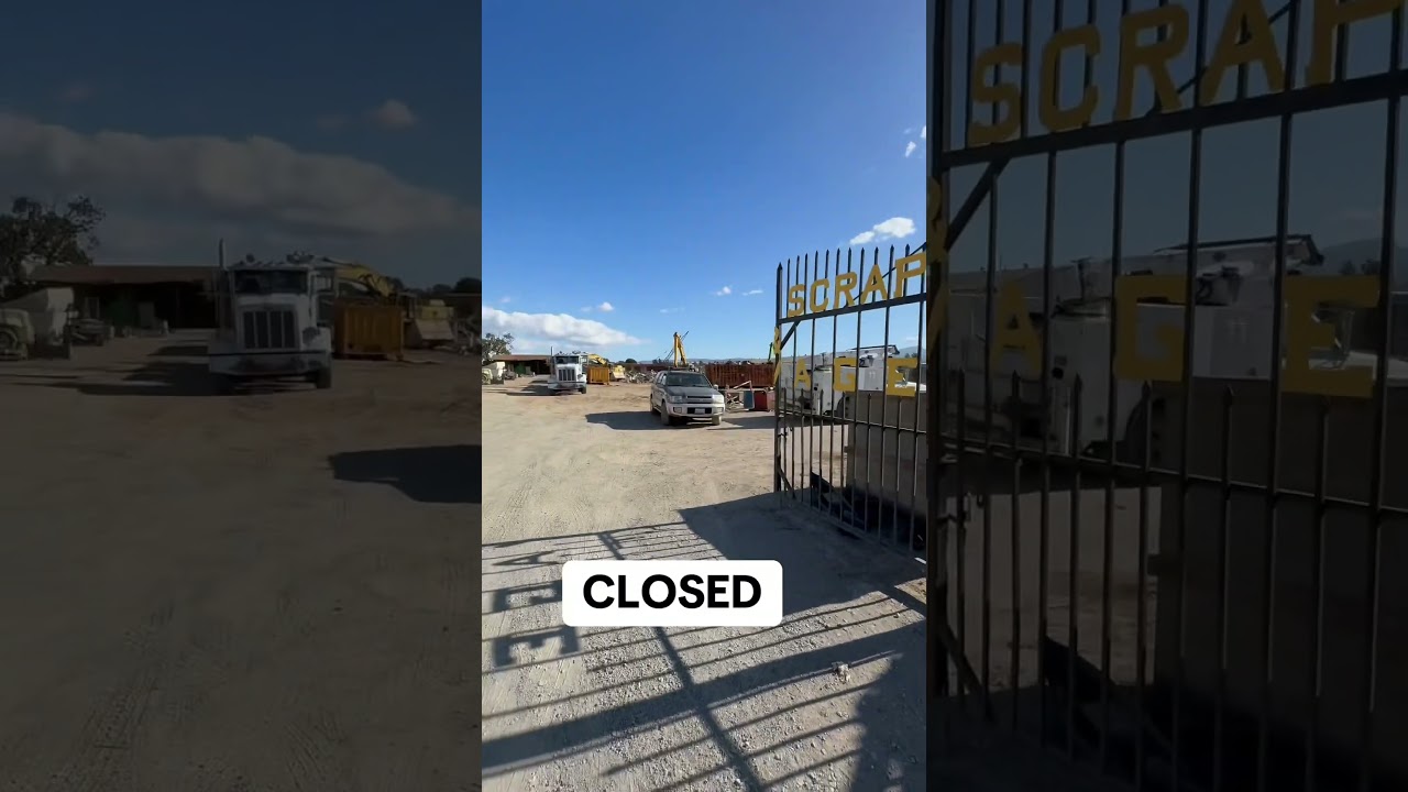 CLOSED! #recycle #recycling #bottles #cans #salvage #junk #metal #reels #shorts