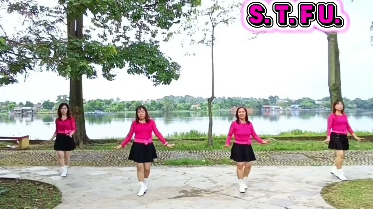 S.T.F.U Line Dance - Improver Level - Oktober 2025 - Demo By Happy Mami