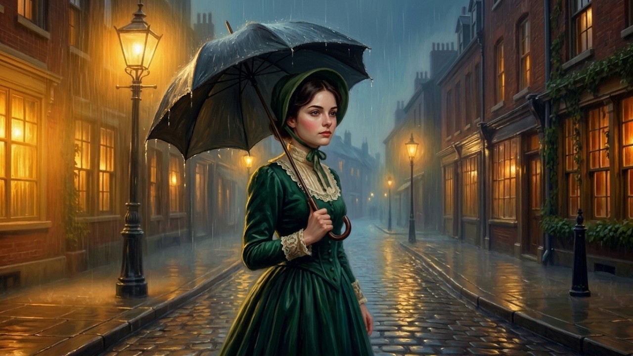 Rain in Victorian London | Gaslight Street Reverie | Visual Poem