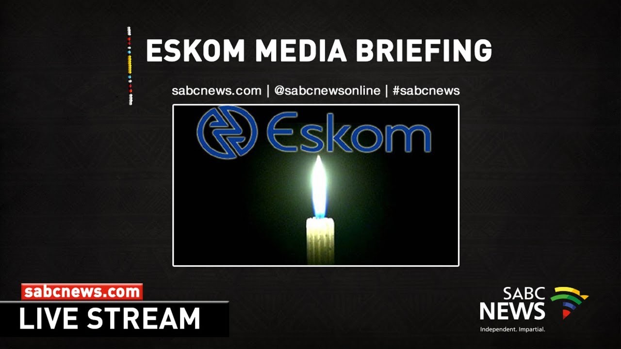 Eskom Media Briefing, 11 December 2019