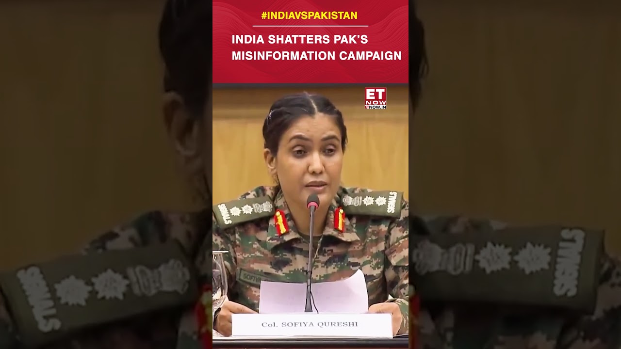 BREAKING NEWS LIVE: India Shatters Pakistan&rsquo;s Misinformation Campaign |#etnow #indiapakistan #shorts