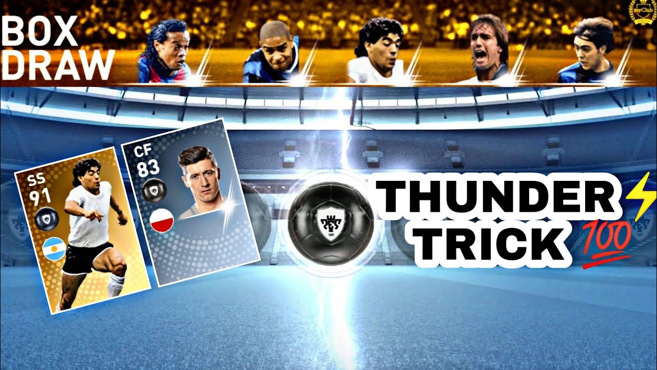 LEGENDS WORLDWIDE BOX DRAW THUNDER BLACKBALL TRICK /PES 19