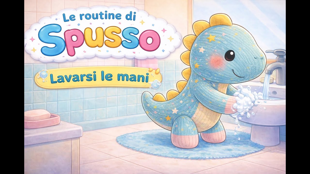 Le routine di Spusso – Lavarsi le mani 🧼