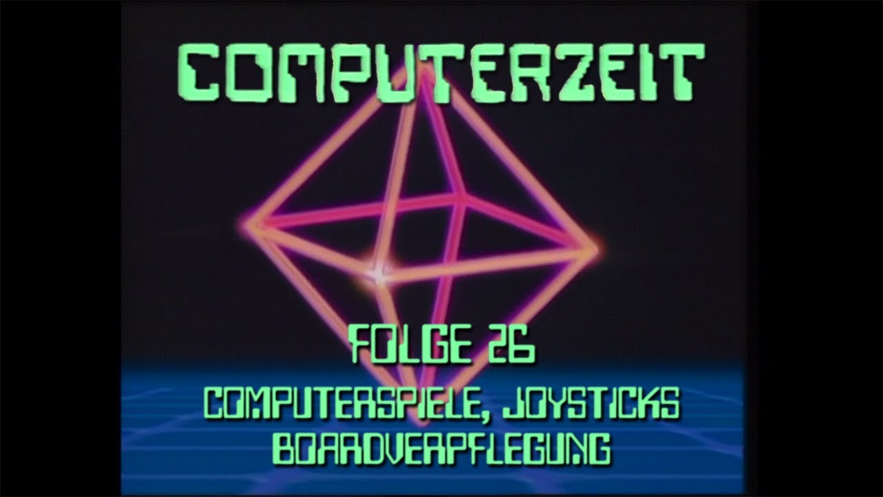 ARD Computerzeit - Folge 26: Computerspiele, Joysticks, Bordverpflegung (16.12.1987)