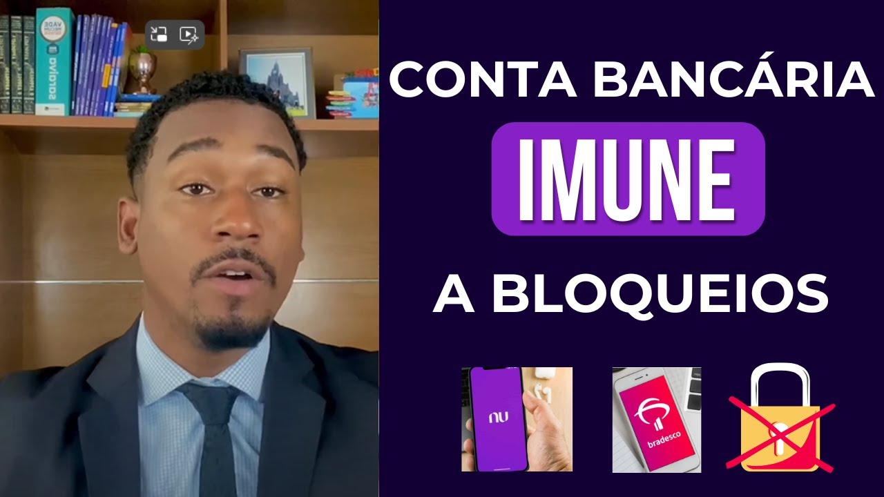 Qual tipo de conta NÃO pode ser bloqueada pela justiça? Esse vídeo vai te surpreender