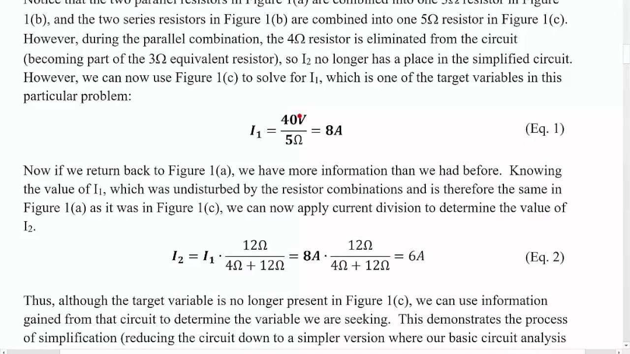 ECE 100 09 Simplification and Re-Expansion I Lesson
