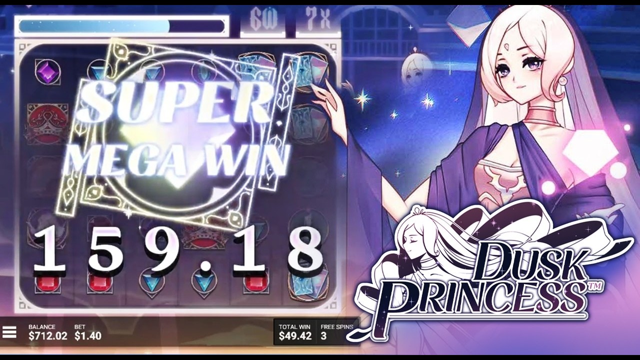 Супермега выигрыш в новом слоте Dusk Princess! (КРУПНЫЙ ВЫИГРЫШ)