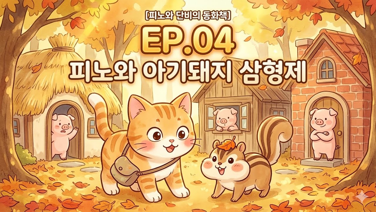 피노와 단비의 동화책 EP.04 | 피노와 아기돼지 삼형제 이야기