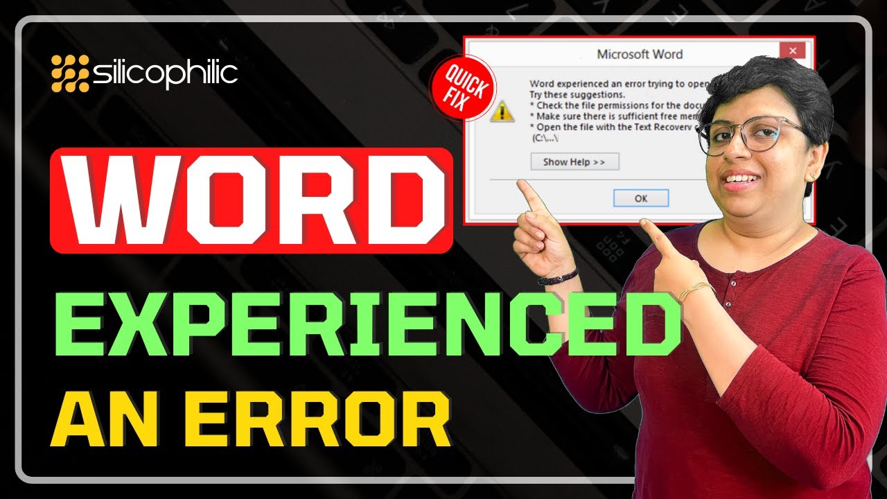 FIX: Word Error 