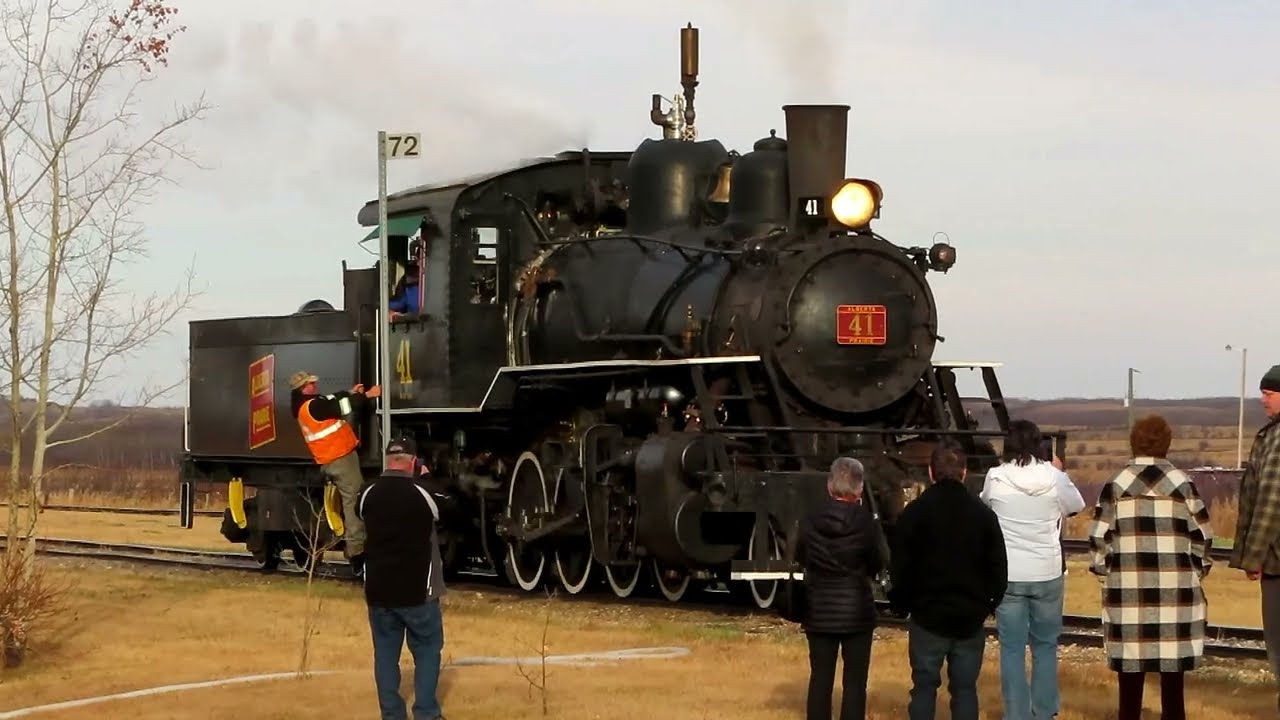 Alberta Prairie Steam Excursion Chase (Stettler to Big Valley) - October 29th, 2022