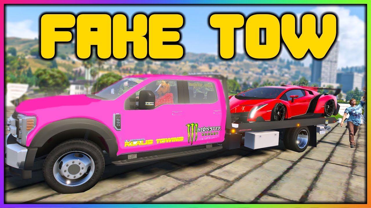 GTA 5 RP - FAKE REPO MAN STEALS CARS