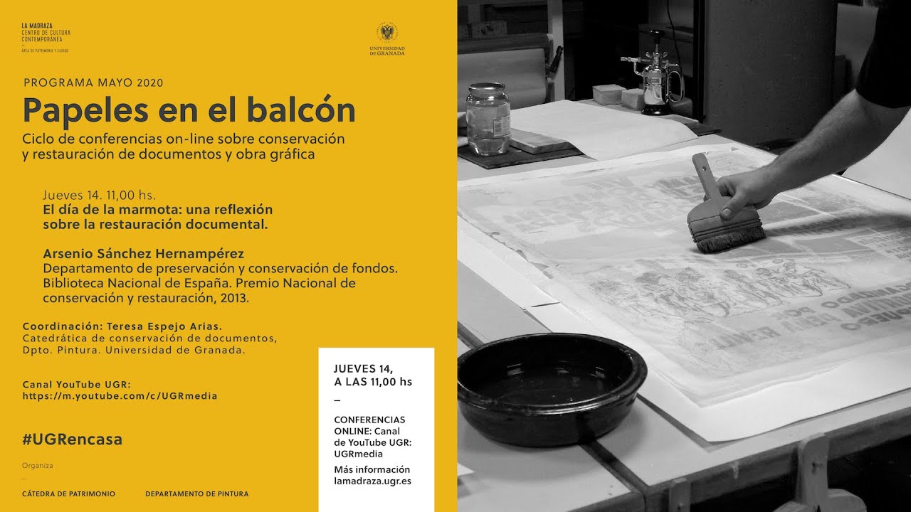 Papeles en el Balcón #9. El día de la marmota: una reflexión sobre la restauración documental.