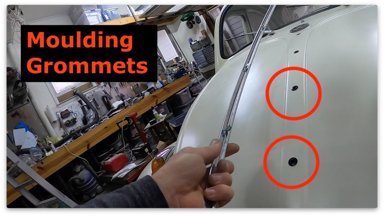 1961 VW Beetle (65 Pan) - Side and Front Moulding Grommets - 115