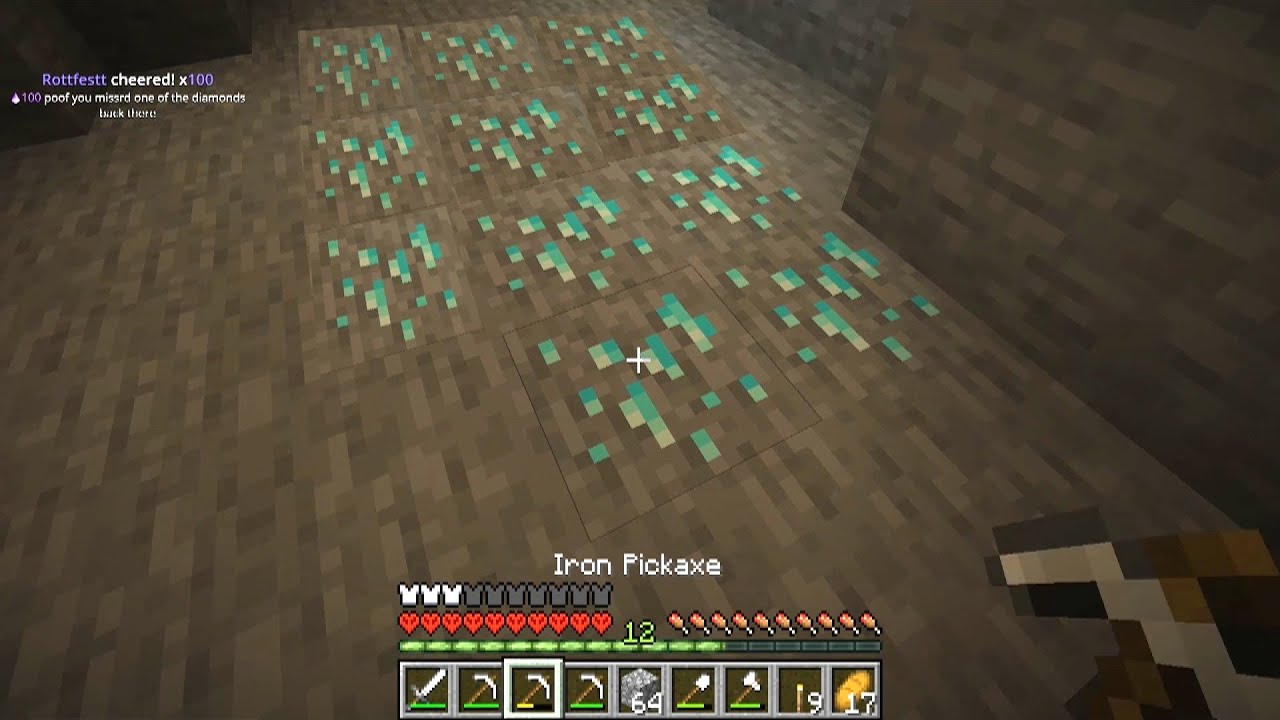 my 3rd attempt to beat hardcore minecraft and i get extremely lucky...