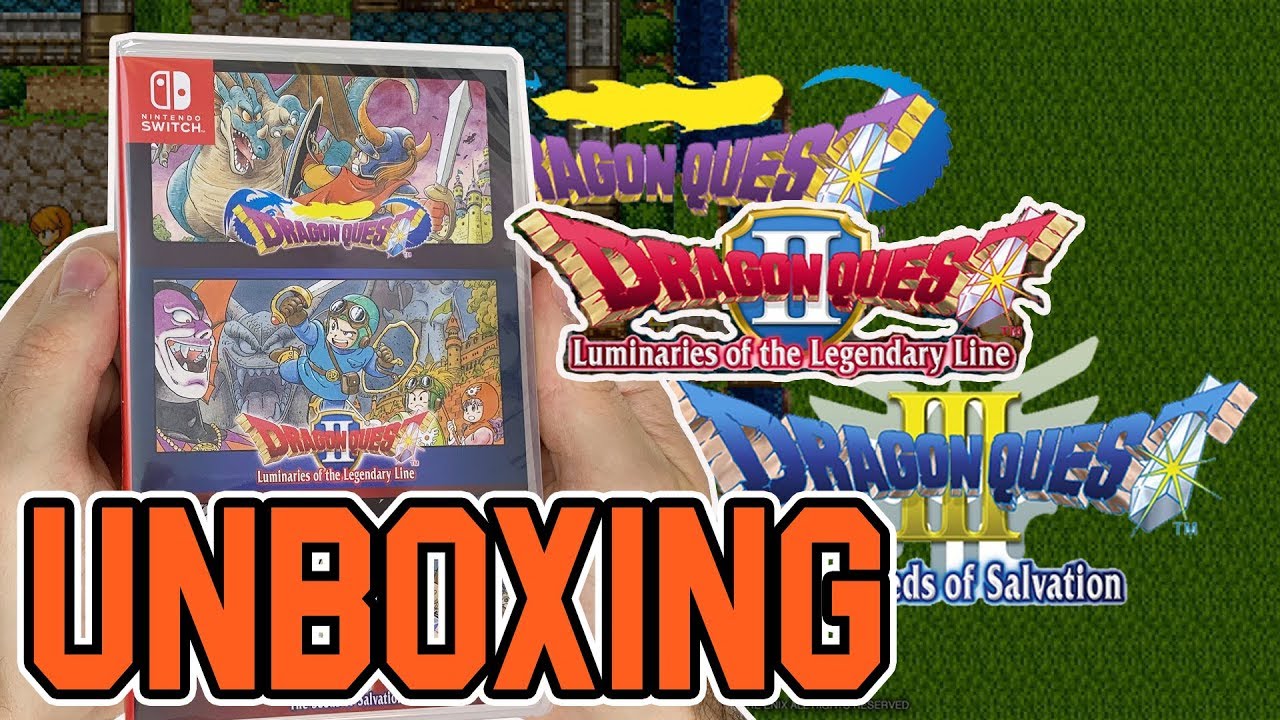 Dragon Quest 1,2,&3 Collection (Switch) Unboxing