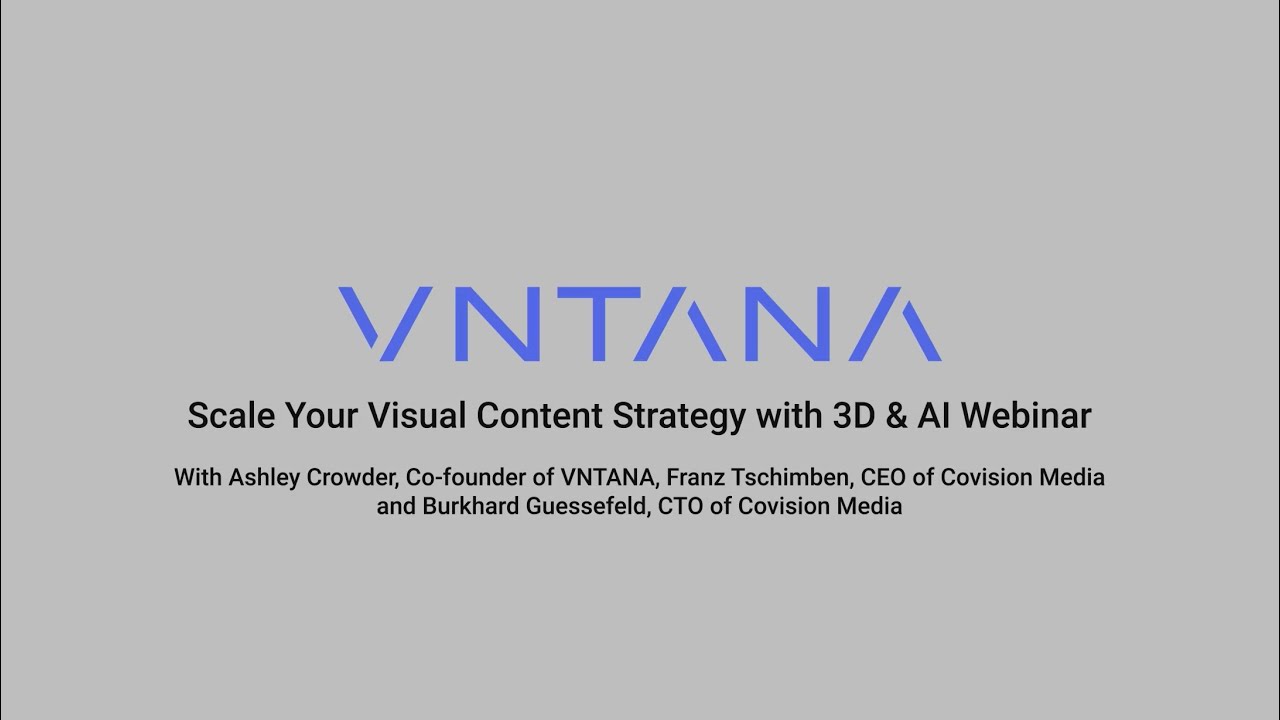 Scale Your Visual Content Strategy with 3D & AI Webinar