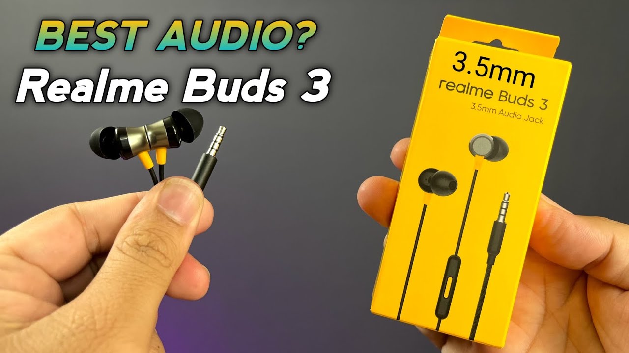 Realme Buds 3 Wired Earphones With 3.5mm Jack Unboxing || New Realme Buds 3 Wired Earphones #realme