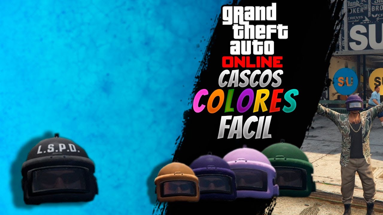 Cambia de COLOR a CASCOS 👉GTA 5 Online PS4,XBOX ONE y PC