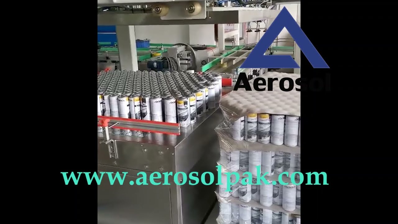 Automatic Depalletizer Empty Can Feeding Machine For Aerosol Filling Line
