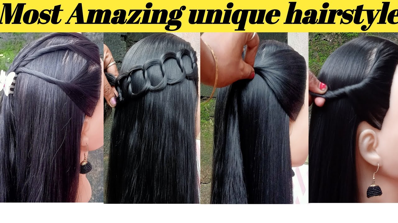 Most Amazing  unique hairstyle |Easy beautiful hairstyle for girls|#hairstyle #hair #newhairstyle