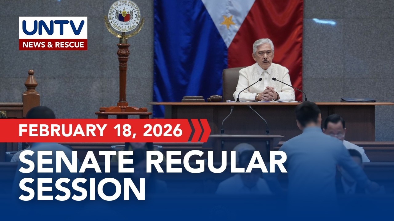 LIVE: Senate resumes regular session | February 18, 2026