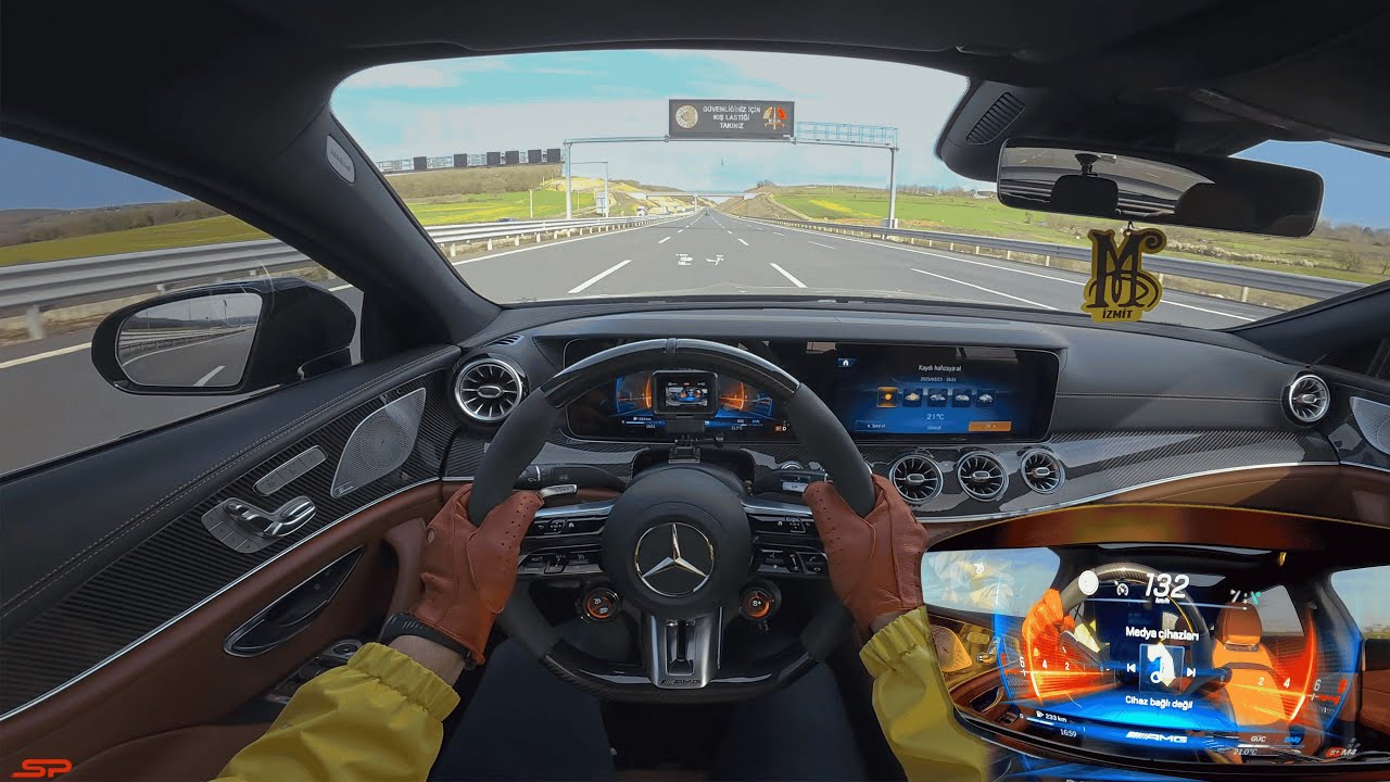 2024 MERCEDES BENZ AMG GT 43 4-DOOR (362 HP) - POV Test Drive I 4K