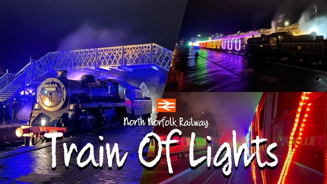 Train Of Lights - At The North Norfolk Railway December 2021