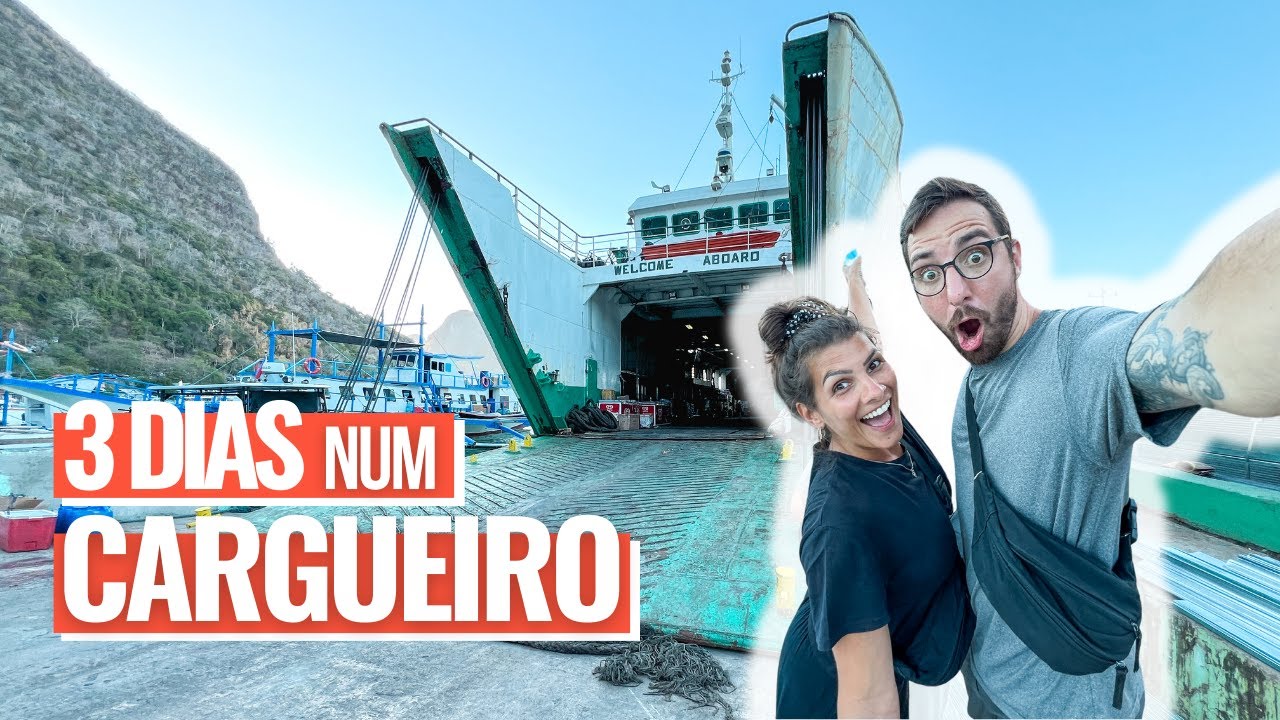 VIAJAMOS 3 DIAS NUM NAVIO DE CARGAS! (Filipinas)