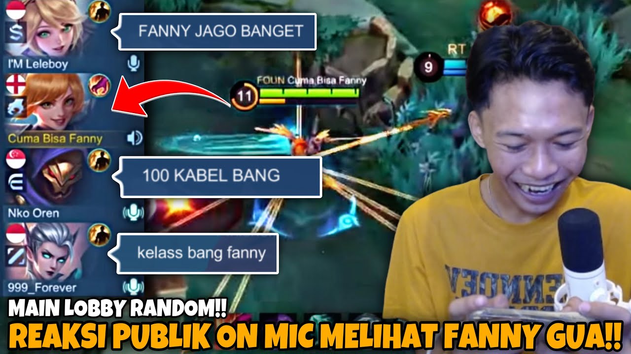 REAKSI PUBLIK ON MIC MELIHAT FANNY GUA!! PART 1 !!
