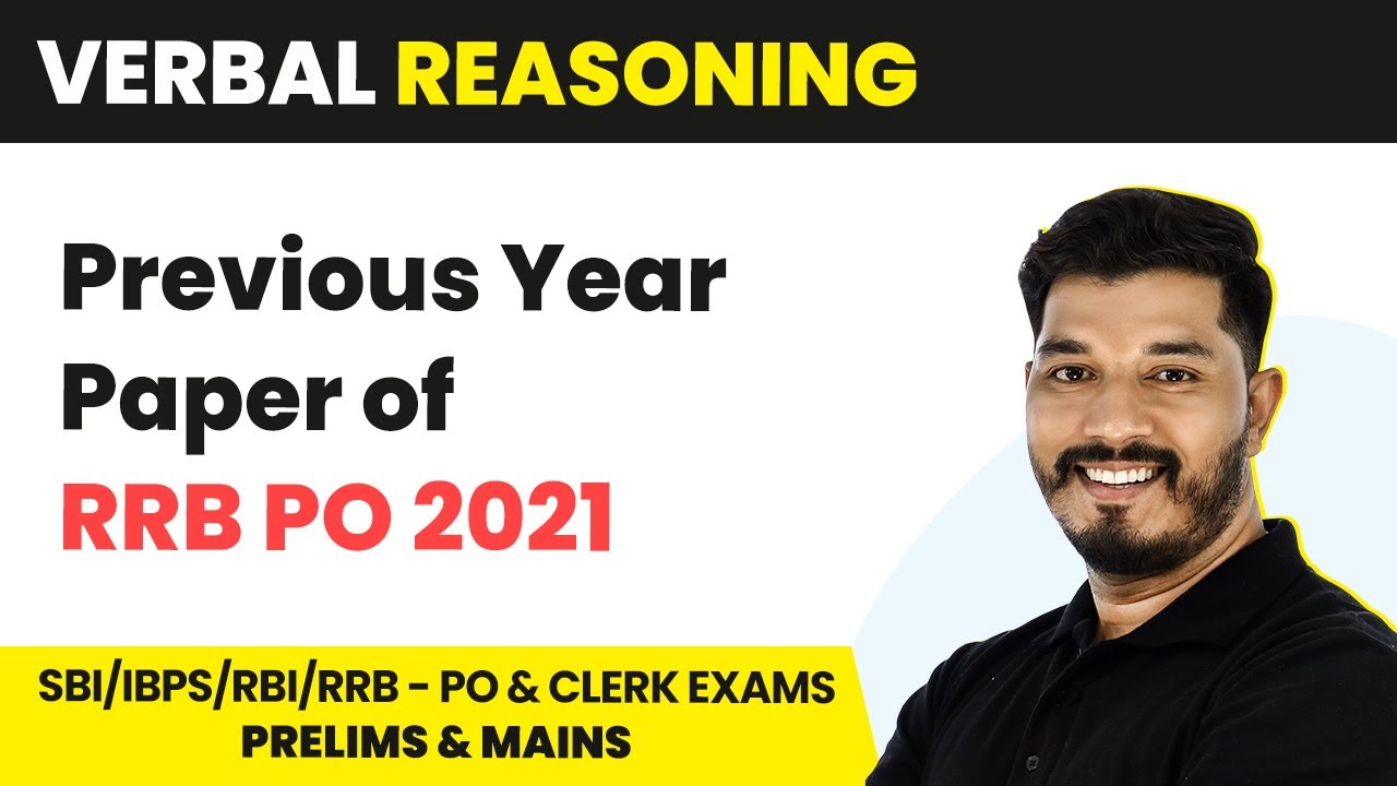 IBPS RRB PO 2022 | Previous Year Paper of RRB PO 2021