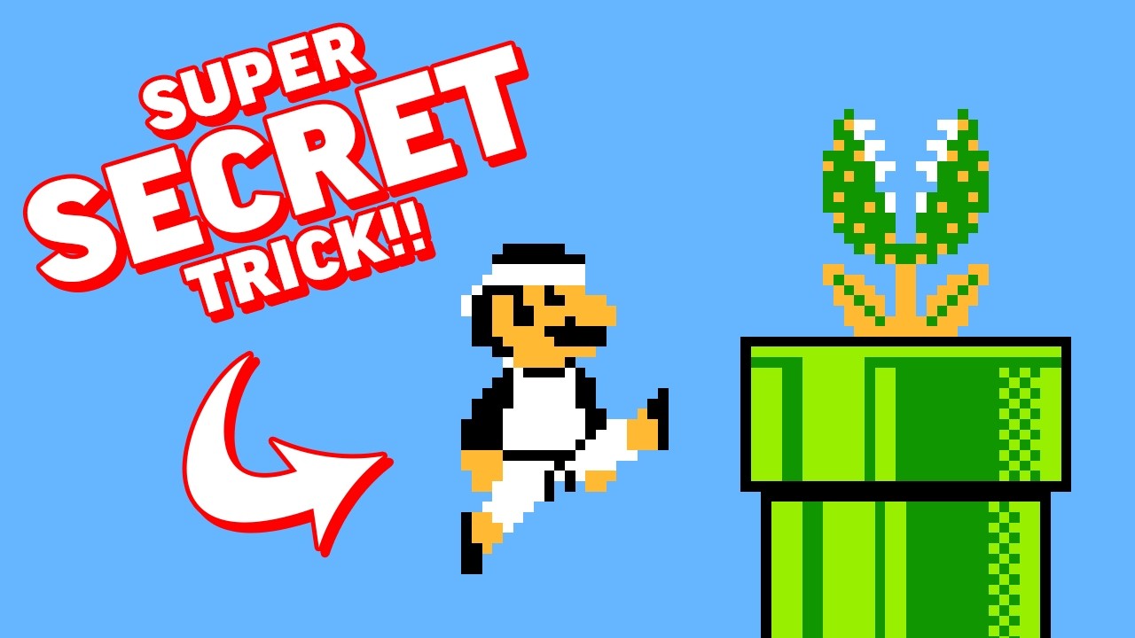 KUNG FU Mario in Super Mario Bros. (NES)!! (ft. 1980sGamer)