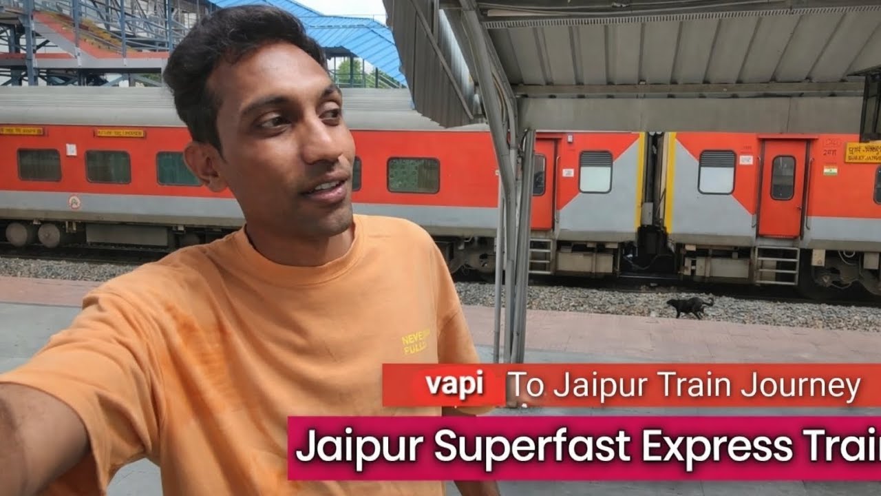 Mumbai to Jaipur Train Journey Vlog  | Jaipur Superfast Express 12955 