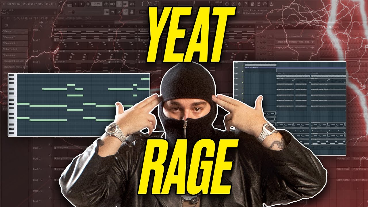 HOW TO MAKE CRAZY RAGE BEATS FOR YEAT! (FL STUDIO TUTORIAL)