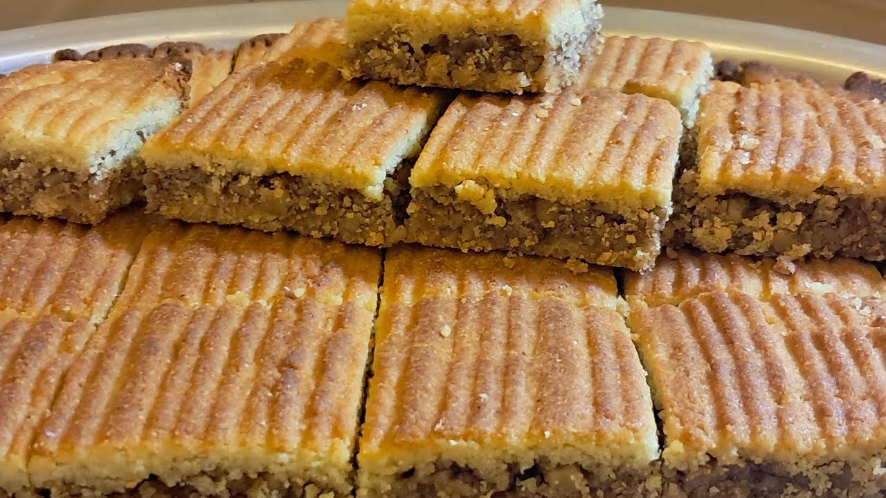 الطعم الاصيل 🇱🇧🌲معمول مد بالجوز على طريقة اجدادنا لن تتذوق اطيب منه😋😊