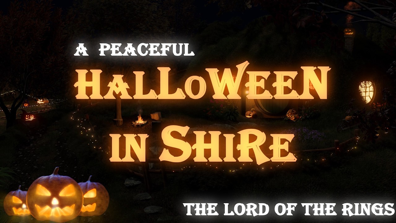 The Lord of The Rings | The Hobbit | Cozy Halloween at Shire | Ambience & Relaxing Music