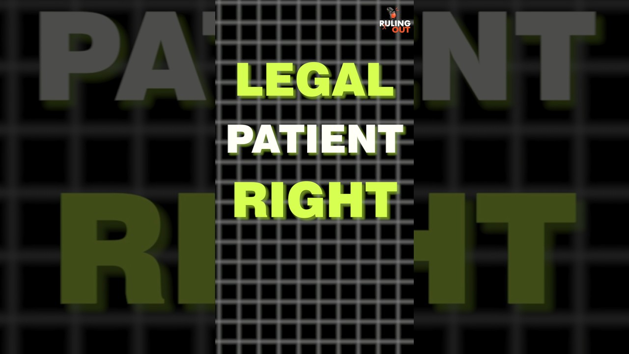 This right every patient must know #shorts #legal #rulingout