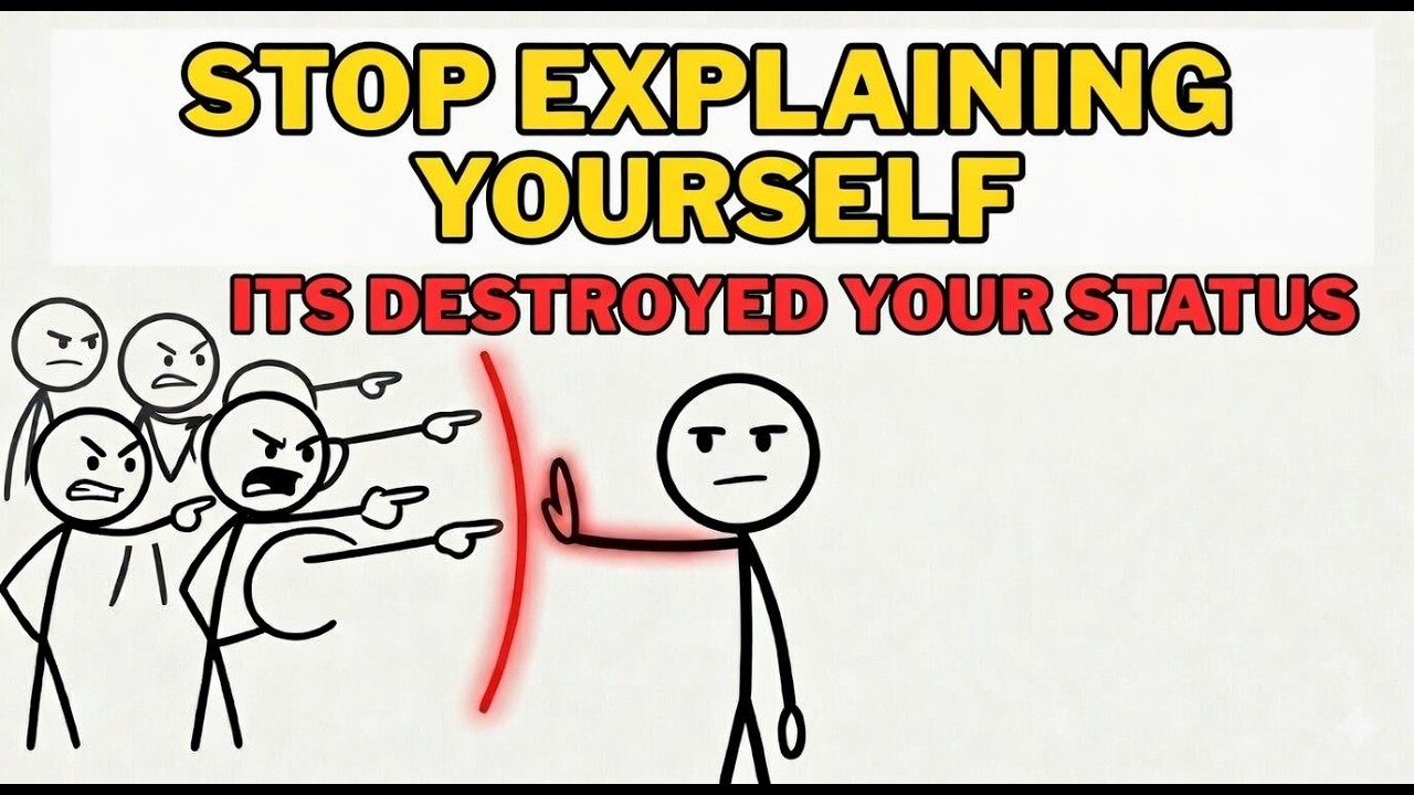 Stop Explaining Yourself &mdash; The Hidden Psychology of Status