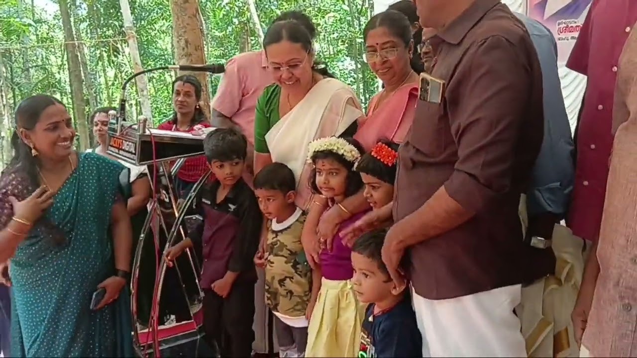 Smart angnwadi  inauguration veena george health minister of Kerala 
