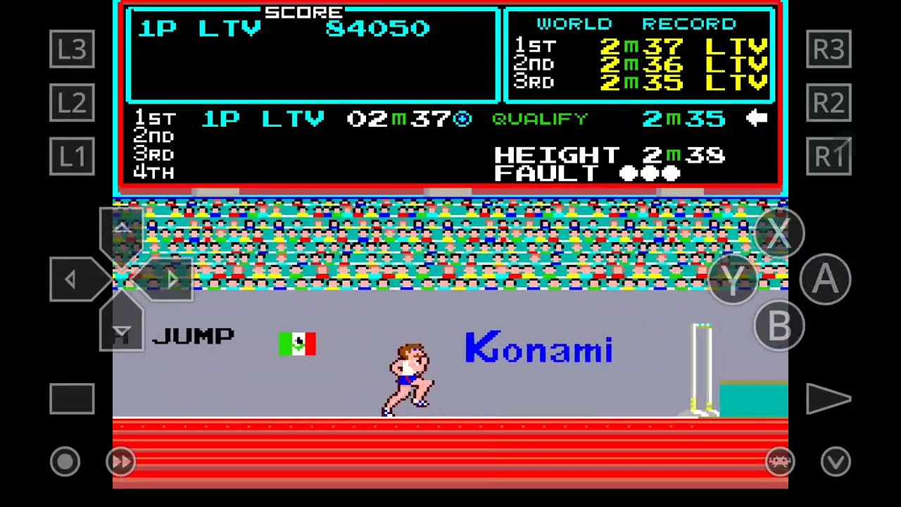 Arcade Longplay and Cheat (0018) Track And Field (1983)