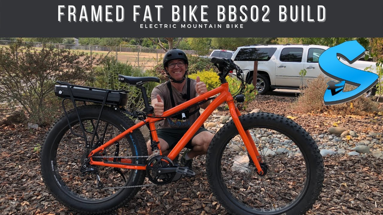 Сборка электровелосипеда Bafang BBS02 с рамой и толстыми покрышками!