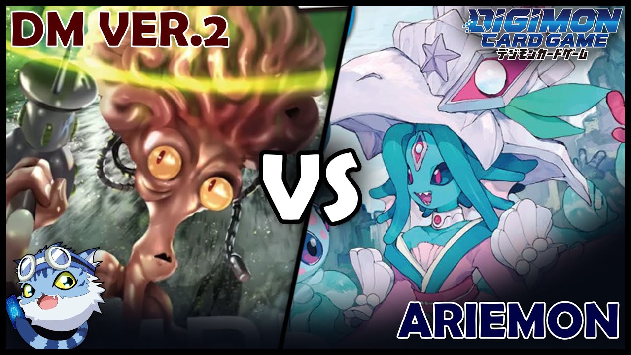 Liberator Ariemon vs DM Ver.2 - Digimon TCG BT22 In Person Match & Commentary