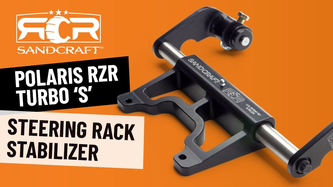 RZR TURBO S STEERING RACK STABILIZER INSTALL