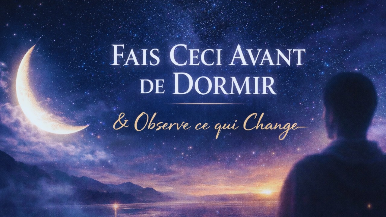 Fais ceci avant de dormir et observe ce qui se passe