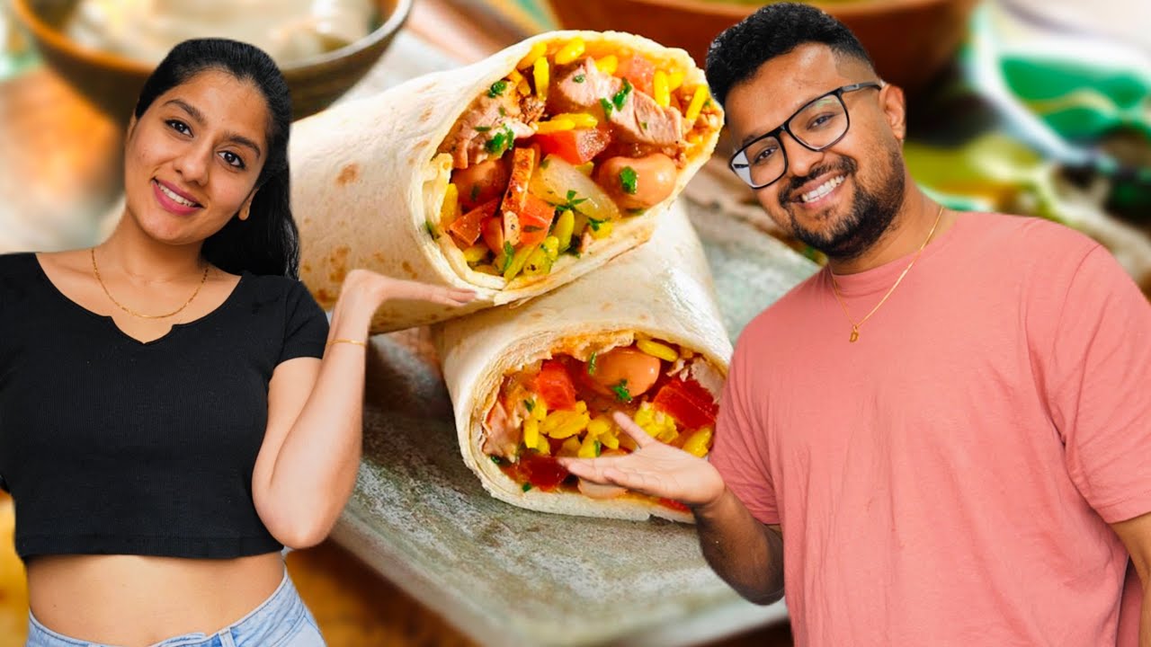 Dan made Burrito සිංහල Vlog - Episode 62 Dan and Devni