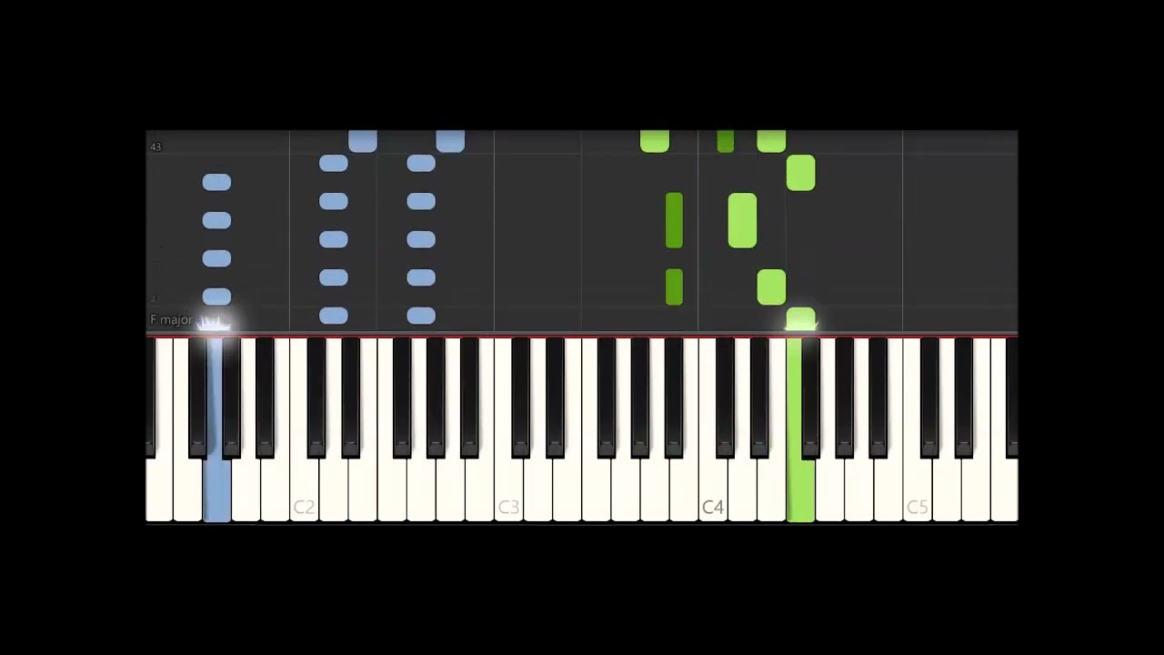 Kylie Minogue - Can't Get You Out Of My Head (Piano Solo) Synthesia