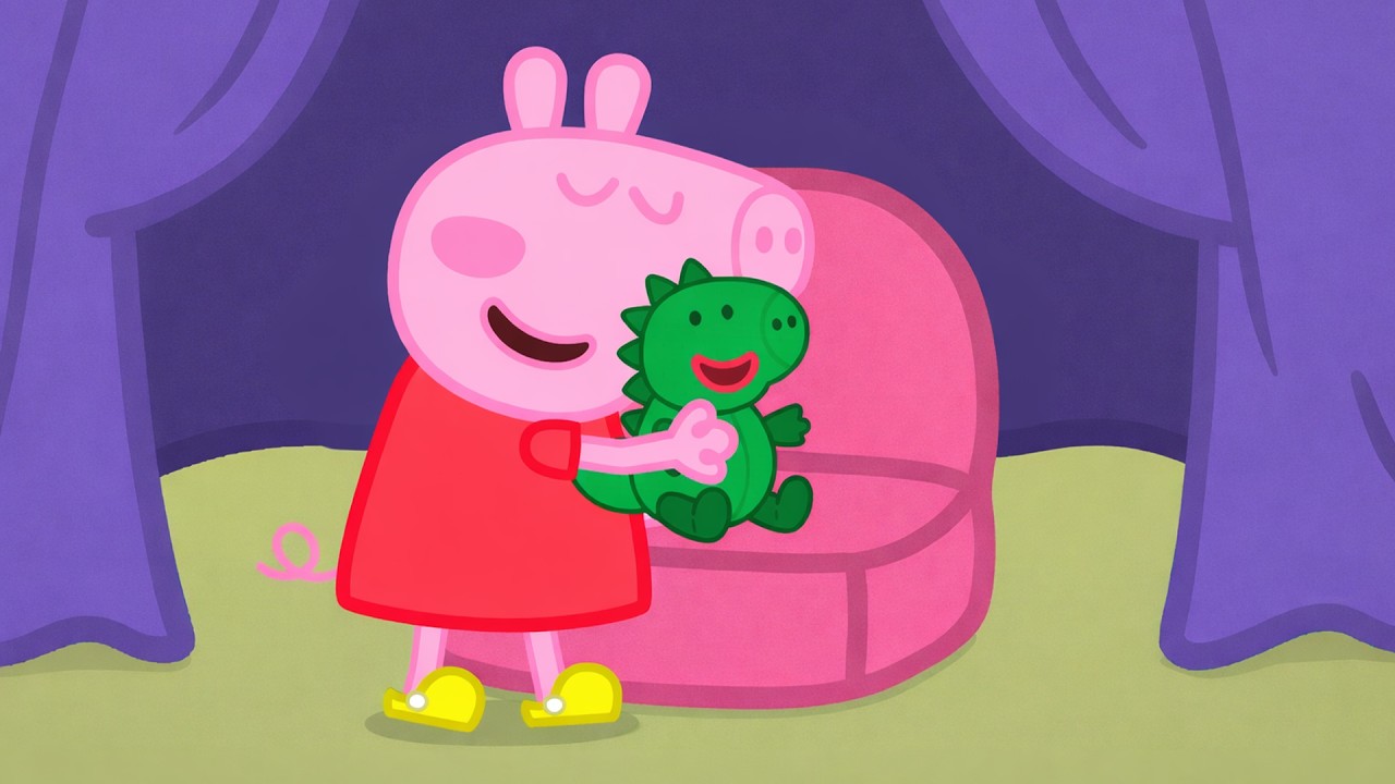 Rainy Day Indoor Fun! 🏰🦖 Peppa & George Builds a Dino Castle | Funny Peppa Pig Animation