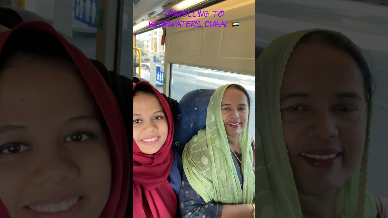 TRAVELLING TO BLUEWATERS DUBAI 🇦🇪#instagram #trending #trendingreels #malayalam #kerala #uae