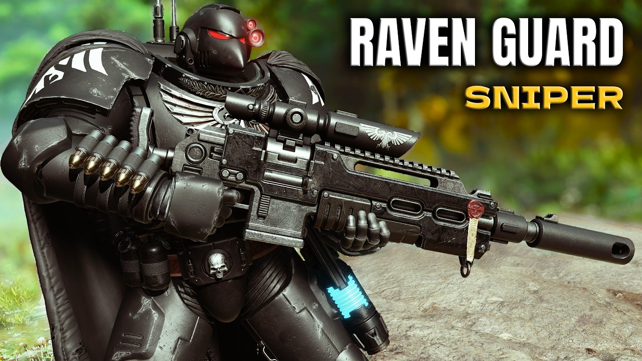 SILENT HUNTER: RAVEN GUARD SNIPER vs Tyranid Swarm – Space Marine 2 (Astartes Overhaul Mod)